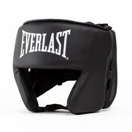 Захист голови Everlast Core Box - Легкий захист з плоским профілем, навушники, зона комфорту ззаду та регульованою липучкою – для кікбоксингу та MMA – Оригінальне обладнання Everlast