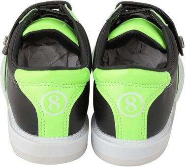 Легкі та дихаючі боулінг-башмаки для чоловіків та жінок з кріпленням Magic Sticker, зносостійка амортизація, колір зелений (42 EU, A)