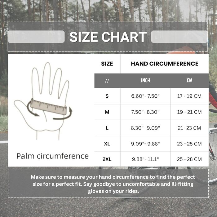 Фінґерлесс велорукавички Halbfinger для чоловіків, червоно-чорні, з гелевою підкладкою та неслизьким покриттям