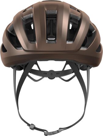 Велосипедний шолом ABUS PowerDome ACE з кепкою, легкий, з вентиляцією, для дорослих, італійський, коричневий (металік), розмір L (57-61 см)