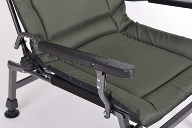 Крісло для риболовлі Carp Angelstuhl F5R ST/P Deluxe з високою спинкою та столиком для вудлищ, поліестер