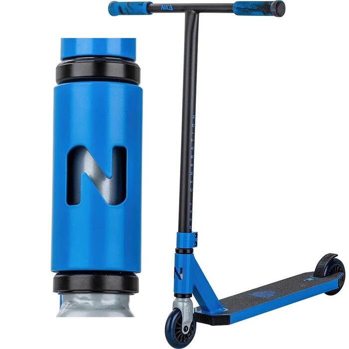 Трюковий самокат NKD Stunt Scooter New Generation (Синій) – Алюміній 6061, ABEC-9, обертовий кермо 360° для фрістайлу
