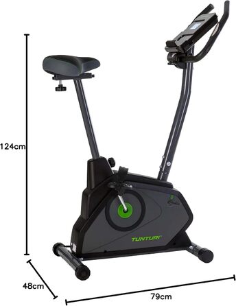 Ергометр Tunturi Cardio Fit E30: велотренажер для дому з датчиком пульсу та підставкою для планшета