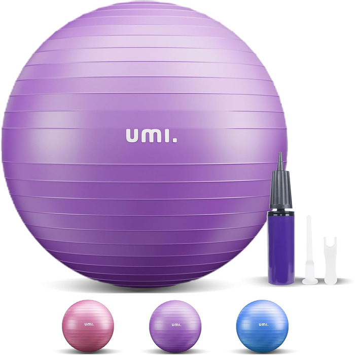 Гімнастичний м'яч для офісу Pezziball 65/55/75 см з насосом, анти-вибуховий фітнесбол для йоги, гімнастики, тренування спини, офісний стілець
