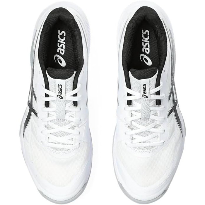 Кросівки ASICS Gel-Tactic 12 для чоловіків, біло-чорні, 39.5 EU