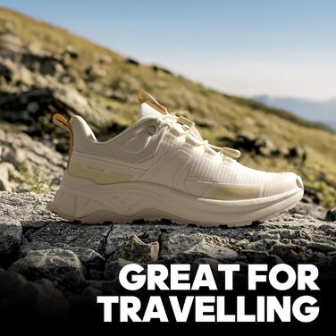 Жіночі трекінгові черевики NORTIV 8 - легкі, дихаючі, для хайкінгу та роботи (36.5 EU, Бежевий)