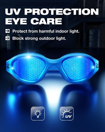 Окуляри для плавання ZIONOR G1 NAVA Anti-Fog (A0-Blue/Blue) - професійні, для дорослих, 100% UV-захист