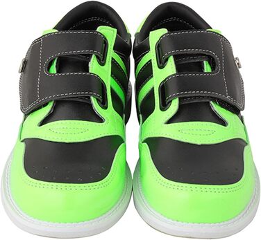 Легкі та дихаючі боулінг-башмаки для чоловіків та жінок з кріпленням Magic Sticker, зносостійка амортизація, колір зелений (42 EU, A)