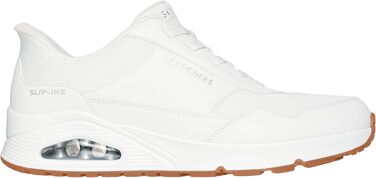 Чоловічі кросівки Skechers UNO - Banksia Hands Free Slip-ins, білий, широка колодка