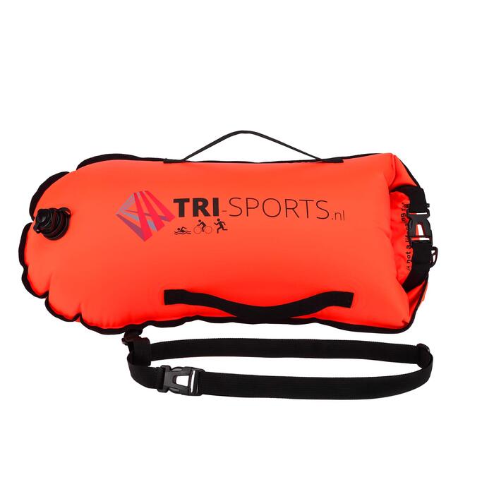 Гідробуй Tri-Sports для плавання у відкритій воді, яскравий буй-поплавець для безпеки та зберігання речей, 72x36 см
