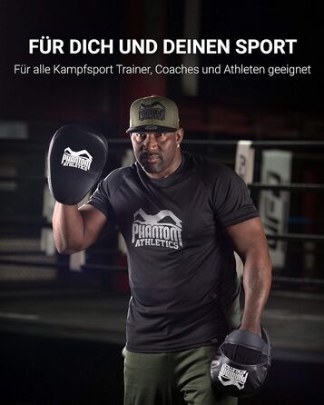Набір боксерських подушок Phantom Athletics Pratzen - 2 шт. чорний/сірий