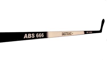 Дитяча хокейна ключка Instrike 666 ABS 46'' для дітей 3-6 років, права, для льоду, інлайн та стріт хокею, для лівші, укорочувана