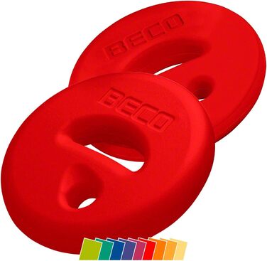 Плаваючі диски BECO AquaDisc SZ для аквафітнесу, пара, червоні
