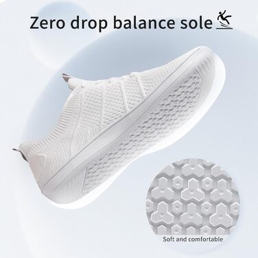 Шкарпетки-туфлі IceUnicorn для жінок та чоловіків, широкі, легкі, дихаючі, мінімалістичні, для активного відпочинку (43 EU, 555wei)