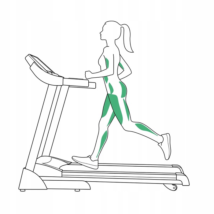 Електрична бігова доріжка Urbogym V700S (до 140 кг)