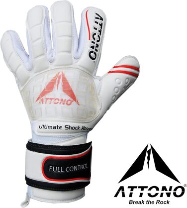 Воротарські рукавички ATTONO Profi Full Control, розмір 8, професійні
