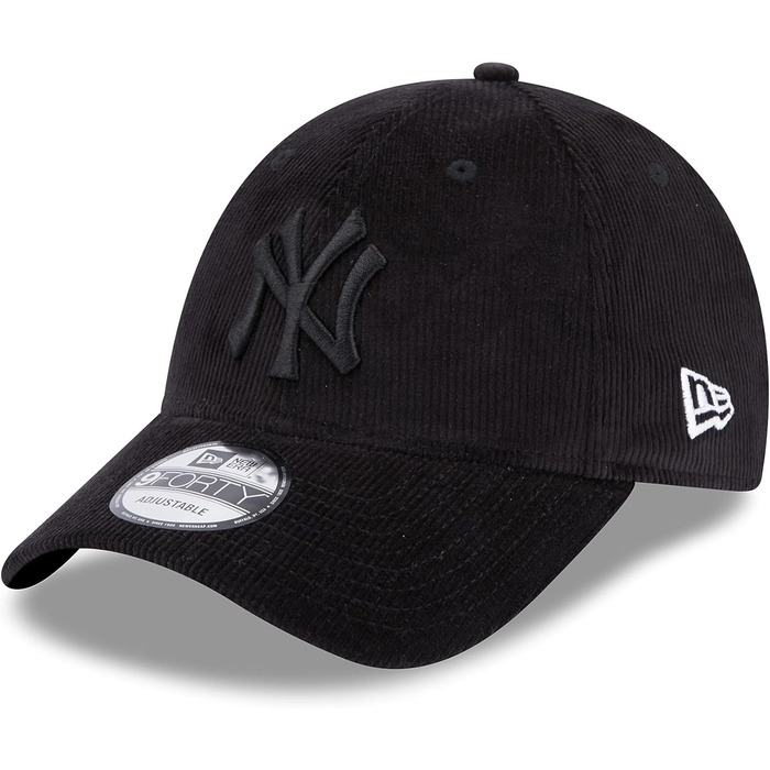 Кепка New Era New York Yankees MLB 9Forty чорного кольору, регульована, чорний (#32037)
