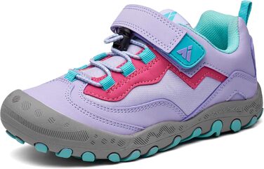 Дитячі трекінгові кросівки Mishansha для активного відпочинку, спорту та прогулянок. Зелені кросівки для дівчаток, розмір 29 EU, фіолетовий колір. Легкі та зручні кросівки для туризму та повсякденного носіння.