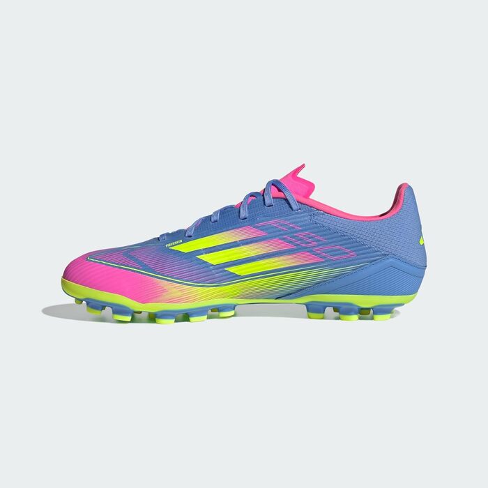 Футбольні бутси Adidas F50 League для штучного покриття (42 2/3 EU, Blue Fusion/Lucid Lemon/Lucid Pink)