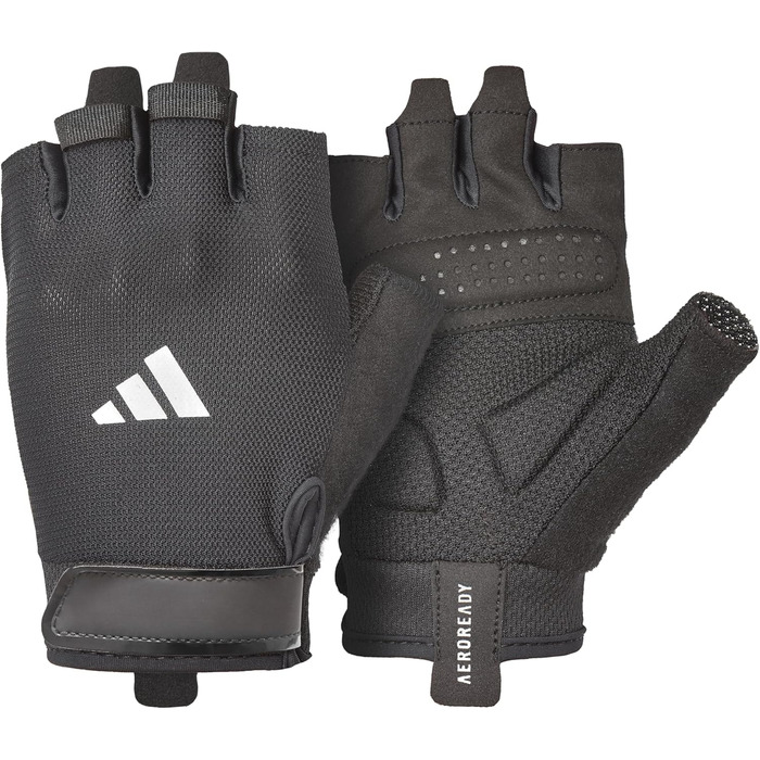 Рукавиці для тренувань Adidas Essential Aeroready (XS, Білі) - вологовідвідні, з м'якою шкіряною долонею