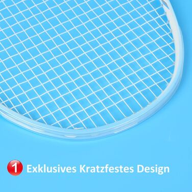 Набір для бадмінтону WHiZZ Carbon: ракетка з графіту, волани, намотки, сумка (синій)