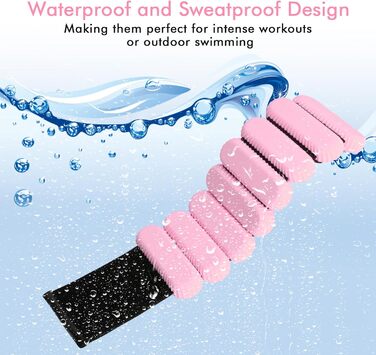 Ваги для зап'ястя та щиколотки жіночі/чоловічі, регульовані, силіконові, для фітнесу, йоги, бігу (Рожеві)