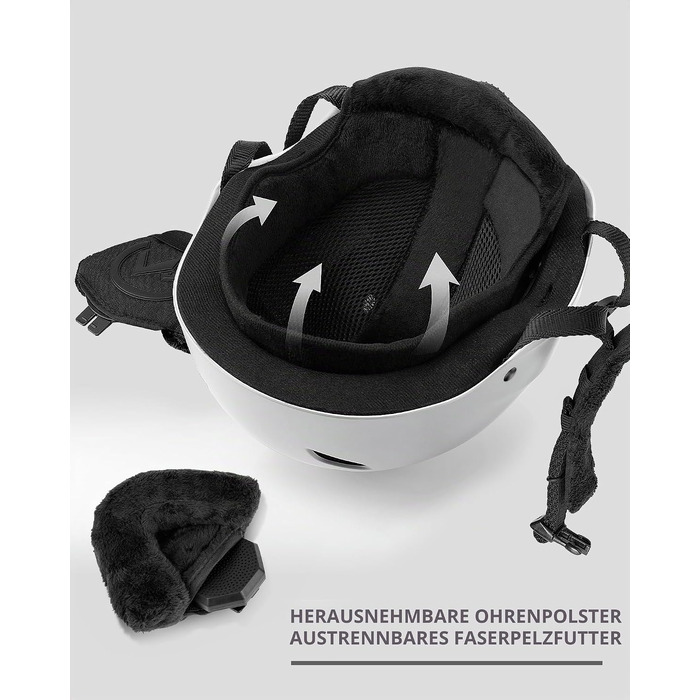 Комплект OutdoorMaster Kelvin: гірськолижний шолом та професійна маска для лиж і сноуборду, білий, розмір L