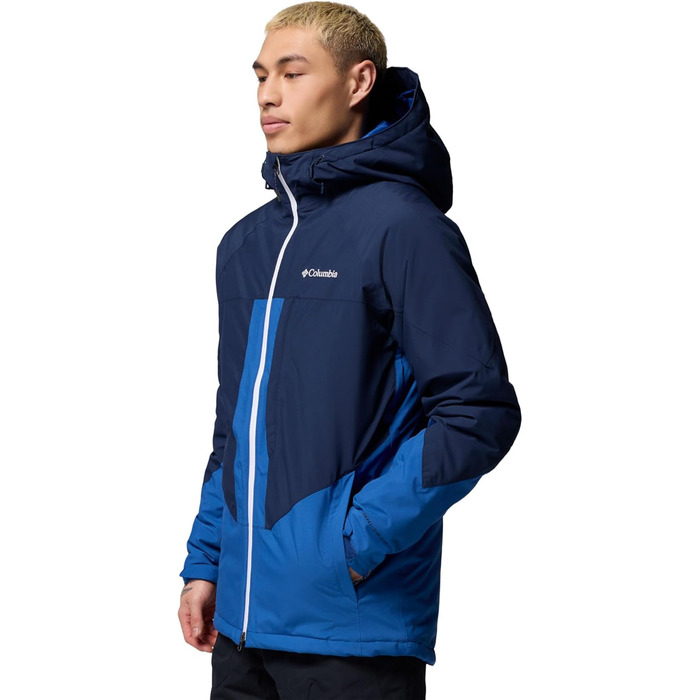 Куртка гірськолижна Columbia Powder Prime чоловіча (XL, Mountain Blue/Collegiate Navy) - водонепроникна, дихаюча