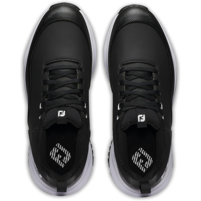 Жіноче golf-взуття FootJoy Tour Rival, розмір 39 EU, широка колодка, чорний колір