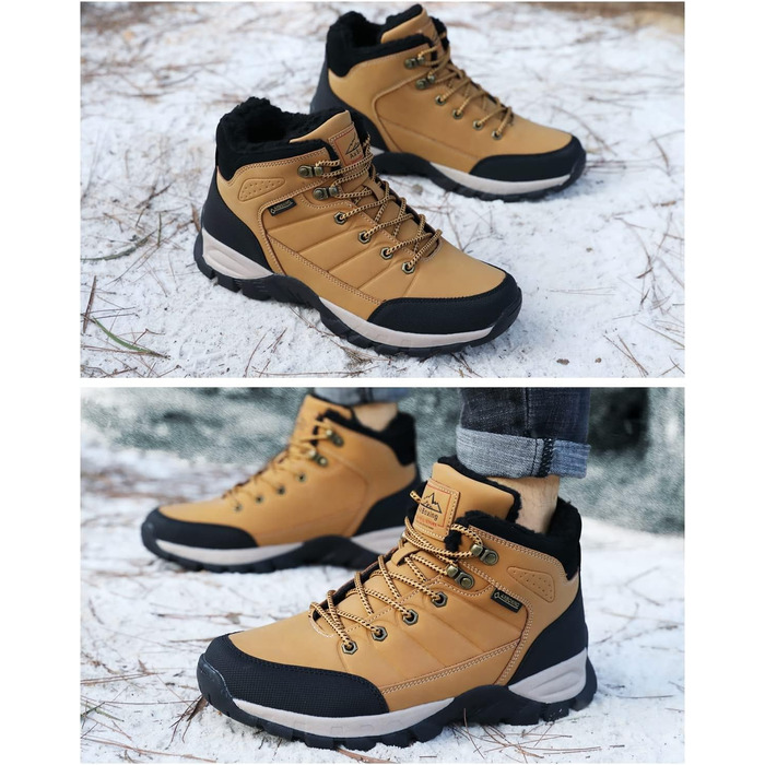 Чоботи зимові чоловічі Arrigo Bello, теплий водонепроникний черевик для хайкінгу та трекінгу, зелений, розмір 41-46