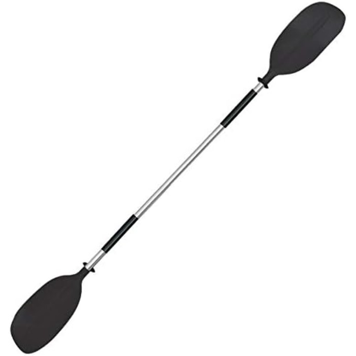 Весло для каяка Saarwebstore 2,17 м, асиметричне, розбірне, алюмінієве, чорне
