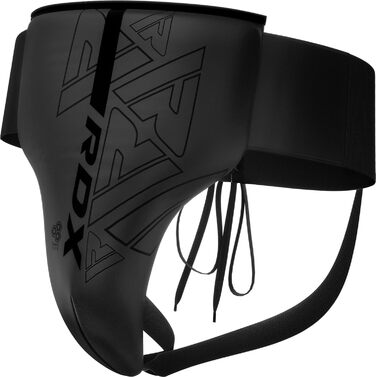 Чоловічий паховий захист RDX KARA для боксу та єдиноборств, штучна шкіра Maya Hide, захист паху для кікбоксингу, ММА, Муай Тай, тхеквондо, карате, чорний, розмір M
