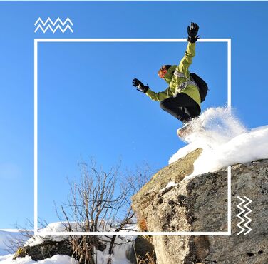 Снігоступи EVVO з підошвою Michelin®, Icespike, регульовані, у комплекті сумка, для чоловіків та жінок, розмір M (EU 36-42), червоно-чорні