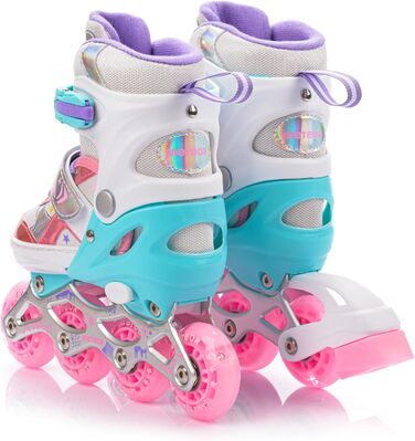 Дитячі ролики M Lunar з LED підсвіткою - регульовані, зручні, для перших спроб катання