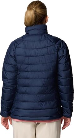 Жіноча утеплена куртка Columbia Powder Lite II Full Zip, темно-синя, розмір XXL