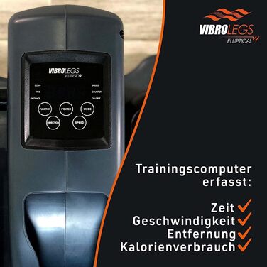Електричний еліптичний тренажер Vibro Legs для дому - кардіо тренажер для ніг, підтримка циркуляції крові та фітнесу