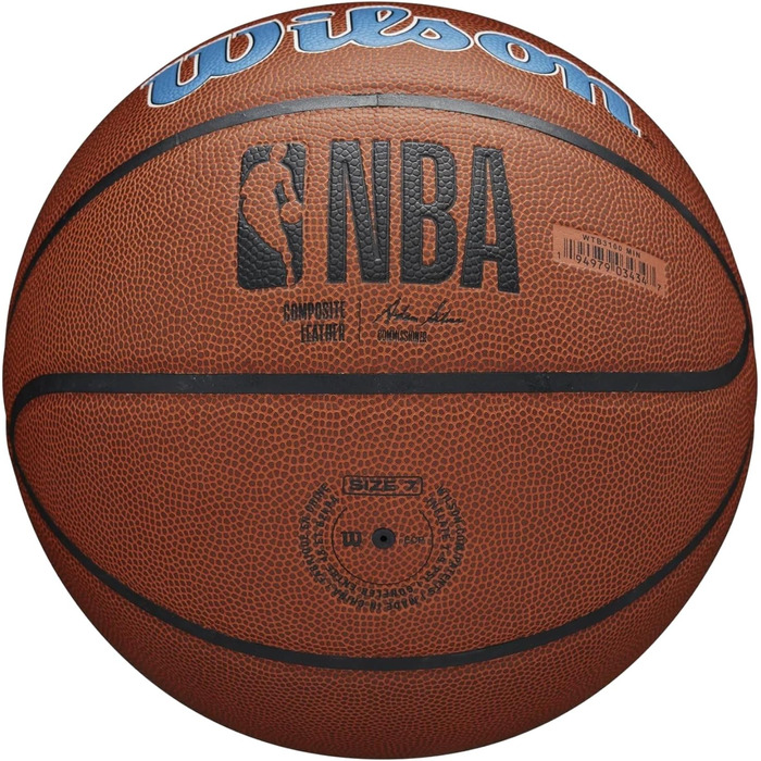 Баскетбольний м'яч Wilson NBA Team 7 Міннесота Тімбервулвз композитний, унісекс