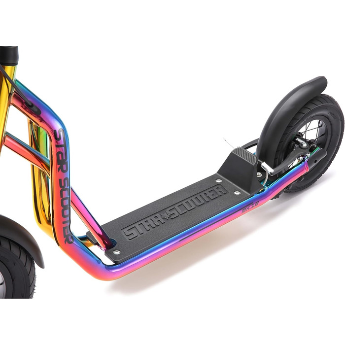Дитячий самокат STAR SCOOTER з надувними колесами 12/10 дюймів, для міста, від 6-7 років