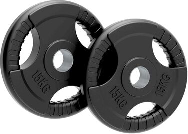 Олімпійські диски Body Revolution з гумованого чавуну Tri-Grip, 1,25–25 кг