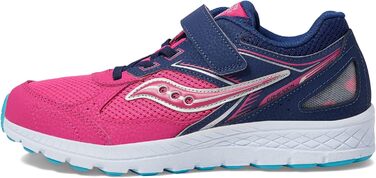 Дитячі кросівки Saucony Cohesion 14 з альтернативною застібкою (7 Wide, Рожево-морські)