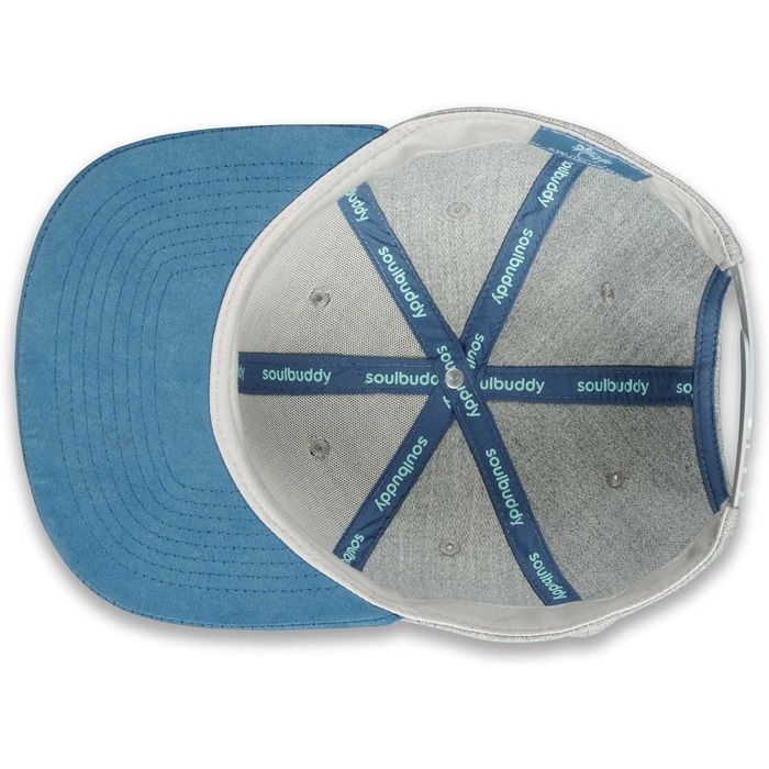 Набір бейсболок Soulbuddy для батька та сина (2 шт) — сімейна кепка Snapback для чоловіків та дітей, сіро-блакитний колір