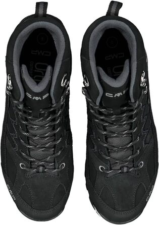 Чоловічі трекінгові черевики CMP Moon Mid Trekking Shoe WP, 43 EU, чорні
