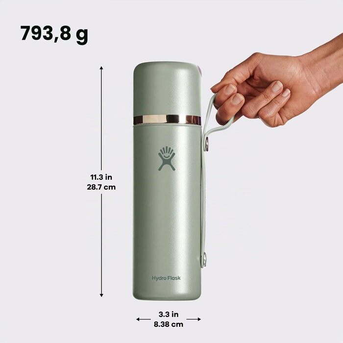 Термос-кухоль Hydro Flask з ізольованої нержавіючої сталі для кави та чаю, 800 мл, колір Trillium Pink