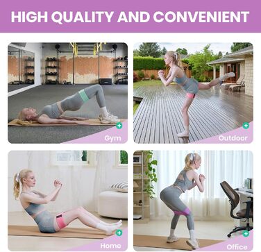 Набір еластичних стрічок для фітнесу Good Nite 3 шт. для тренування сідниць та ніг. Ідеально для йоги, пілатесу та фітнесу вдома. Підходить для чоловіків та жінок
