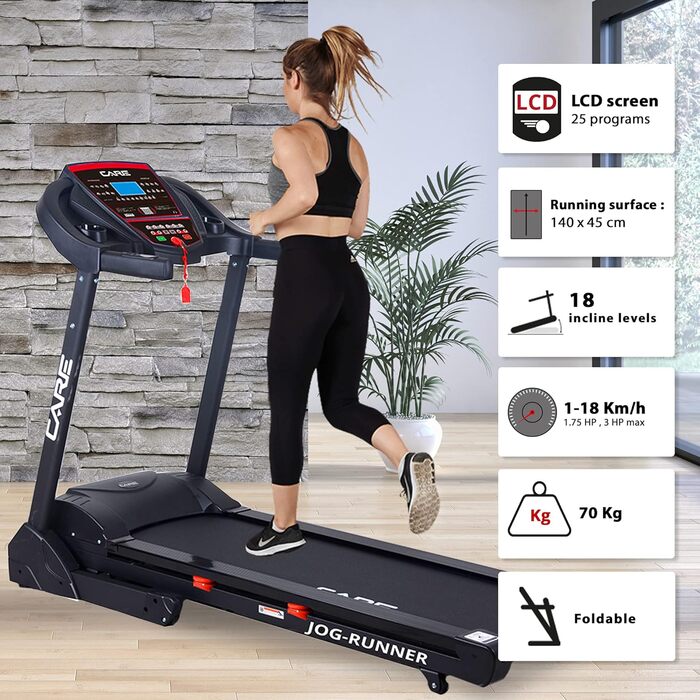 Бігове полотно CARE FITNESS Jog Runner 55740-2 - для дому, фітнесу