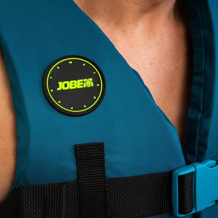 Унісекс рятувальний жилет Jobe 4-пряжковий бірюзовий 2XL для плавання