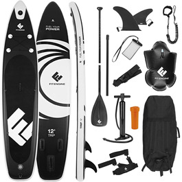 Надувне SUP-борд FitEngine SUP Allrounder Racer Junior 8' - 12'' | Комплект з Drybag, чохлом для телефону та ін. | Якість Drop-Stitch від Allrounder 12' - 365 см