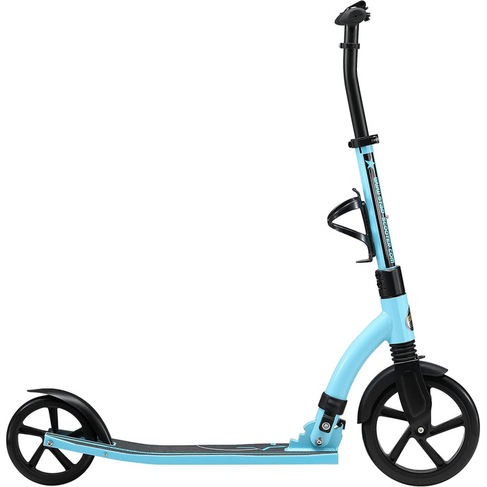 Самокат дитячий та дорослий STAR SCOOTER алюмінієвий, колеса 230мм, блакитний