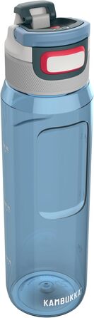 Пляшка для води Kambukka ELTON 1000 мл Niagara Blue, ударостійка, не вбирає запахи, з мірною шкалою, підходить для миття в посудомийній машині