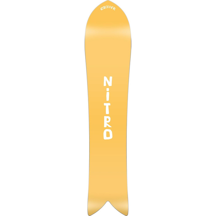 Сноуборд Nitro Fintwin 2025 Quiver для чоловіків, Swallowtail, Cam-Out Camber, беккантрі, середня ширина, тюнінгована форма